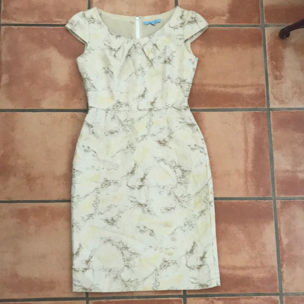 Gold cocktail dress